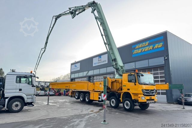 Betonpumpen-LKW MERCEDES-BENZ Actros 5061 V8 10x6 Putzmeister 52-5 180H