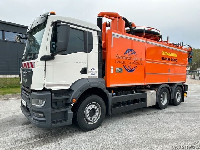 Saugwagen MAN TGS 26.480 6x2 BL Wiedemann Super 2000 8,0/5,0/1