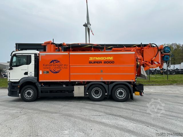 Saugwagen MAN TGS 26.480 6x2 BL Wiedemann Super 2000 8,0/5,0/1
