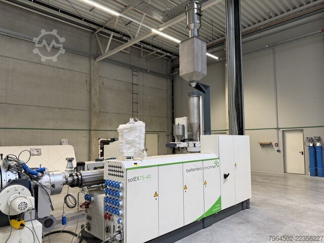 HDPE PIPE EXTRUSION LINE battenfeld-cincinnati HDPE PIPE EXTRUSION LINE