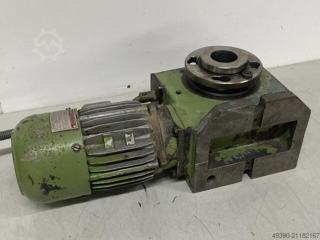 Motorisch angetriebener Teilapparat und Rundtisch auch als Takttisch mit 15° Indexrastung, Rundteilt WALTER TARM 125