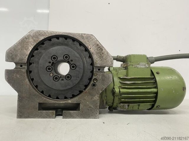 Motorisch angetriebener Teilapparat und Rundtisch auch als Takttisch mit 15° Indexrastung, Rundteilt WALTER TARM 125