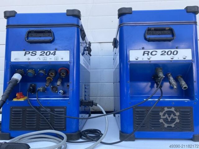 Inverter Stromquelle für Orbitalschweißmaschine, Schweißgerät + Wasserkühlung, Orbitalschweißgerät, MESSER GRIESHEIM - POLYSOUDE PS 204 + RC 200