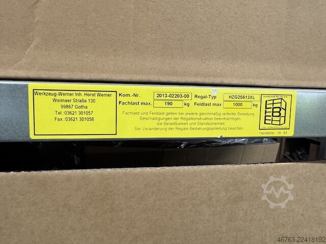 Approx. 36 sections of shelving units, 3m high Hofe Orion Plus