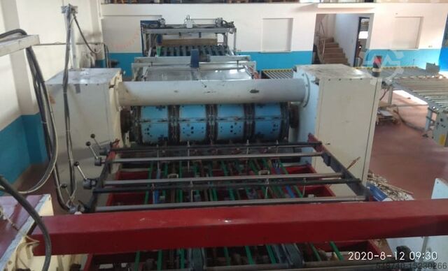 Paper box machine M&M Mediterranea de Maquinaria M&M WRC 98 1150-1600 pizza box machine,
