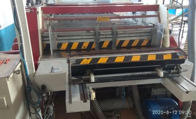 Paper box machine M&M Mediterranea de Maquinaria M&M WRC 98 1150-1600 pizza box machine,