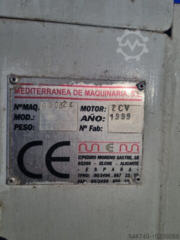 Paper box machine M&M Mediterranea de Maquinaria M&M WRC 98 1150-1600 pizza box machine,