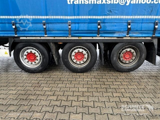 Auflieger mit Pritsche & Plane Krone Curtainsider Mega