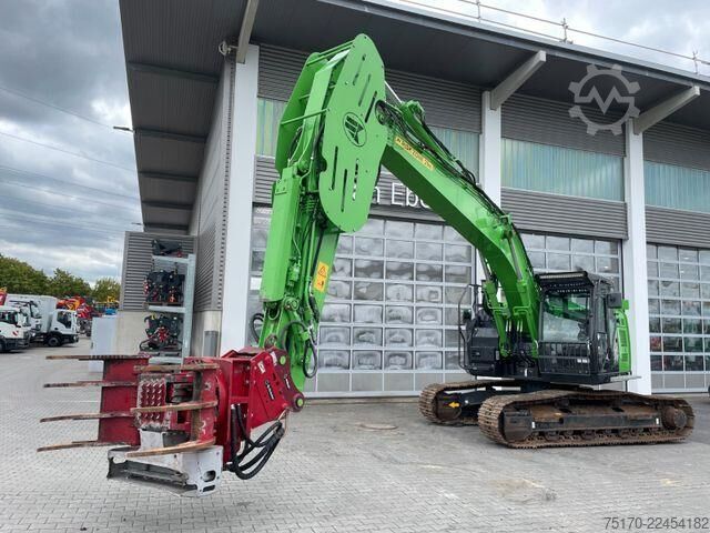 Wheel excavator Hitachi ZX225USLC-6 / 1.690h / OQ65 / Greifersäge