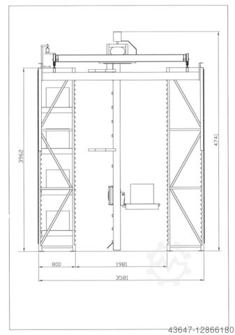 Stanley Vidmar Stak pallet storage syste 6080#Stanley Vidmar Hazmat