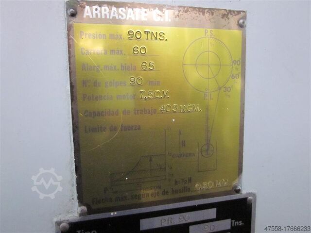 Eccentric Press - Single Column TACI ARRASATE PR. 90