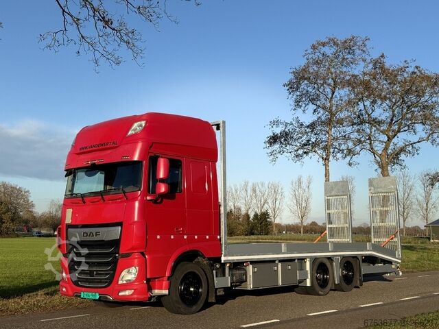 DAF XF 530 - 6x2 - Machine Transporter / Beavertail Truck - 2019 - EURO 6 - 675,000 km - MOT 1-27 DAF XF 530 - 6x2 - Machine Transporter / Oprij Vrachtwagen - 2019 - EURO 6 - 675DKM - APK 1-27