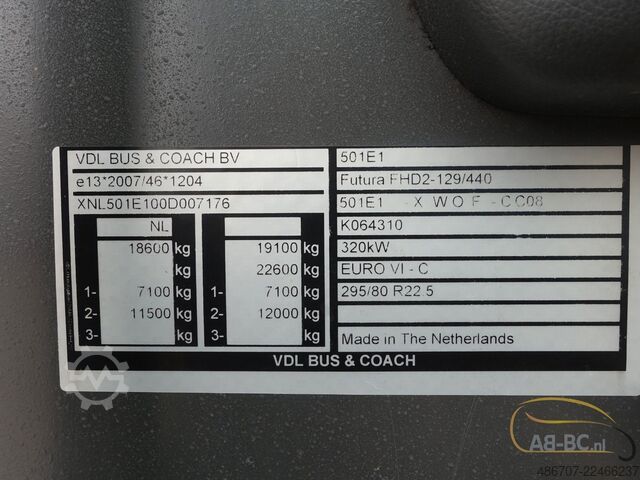 Motor coach VDL Futura FHD2 129/440, 55 Sitze, Euro 6