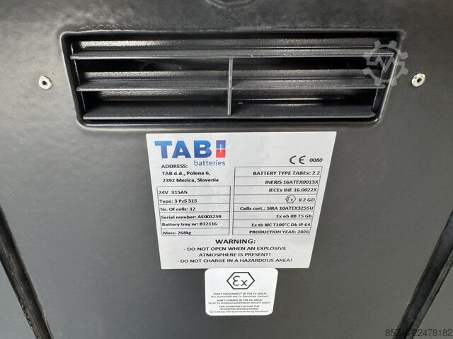 S 1.6 i * DEMO * Atex EX * Miretti 2G / Z1 * NEW battery !! HYSTER S 1.6 i * DEMO * Atex EX * Miretti 2G / Z1 * NEW battery !!
