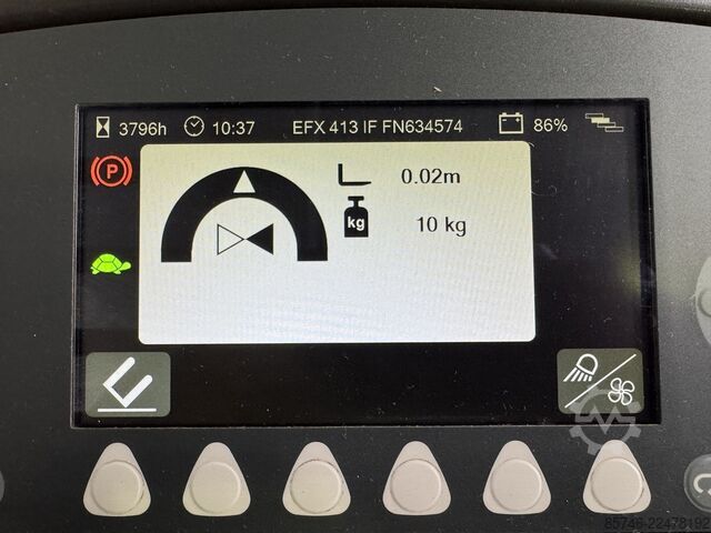 EFX 413 X + i = Wire Guidance !! Triplex FFL !! NEW battery !! JUNGHEINRICH EFX 413 X + i = Wire Guidance !! Triplex FFL !! NEW battery !!