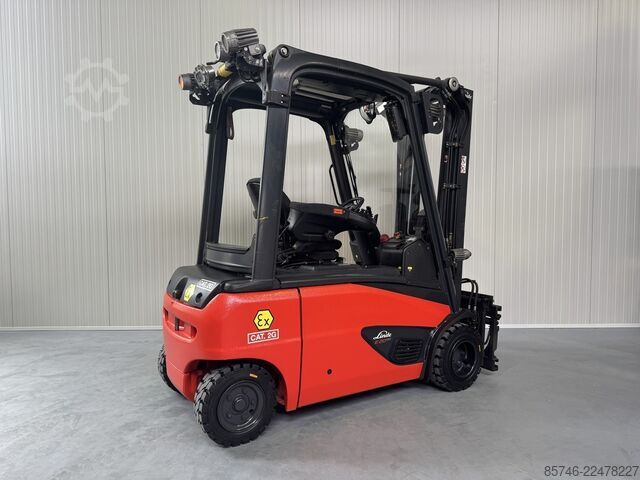 E 20 PL - 386 / 02 Evo * Atex EX * Proplan 2G / Z1 * Triplex FFL * NEW battery! LINDE E 20 PL - 386 / 02 Evo * Atex EX * Proplan 2G / Z1 * Triplex FFL * NEW battery !!