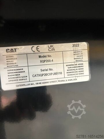 Generator set CAT XQP200 - 200 kVA Stage V - DPX-18129
