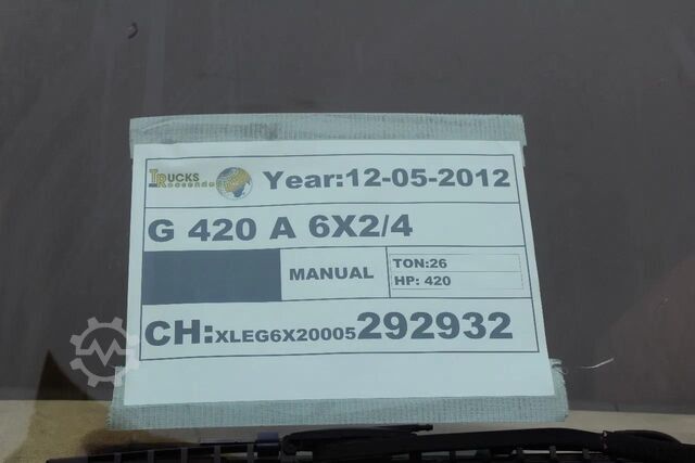 Standard tractor Scania G 420 + 6X2/4 + EURO 5 + PERFECT CONDITION