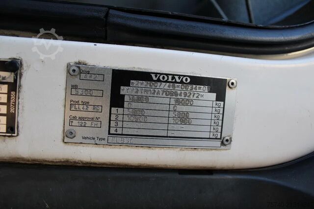Refrigerated/freezer transport Volvo FL 16.240 + EURO 5 + 16T