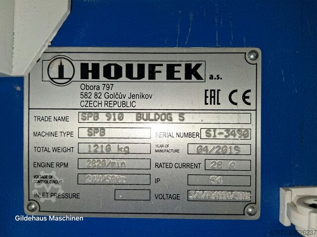 Wide belt sander HOUFEK SPB 910 Buldog 5