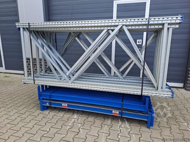 Palettenregalanlage Palettenregal Regal SSI SchÀfer / RegallÀnge: 17,20 lfm./ St.: 2.000x1.050mm / Tr.: 1.800 mm