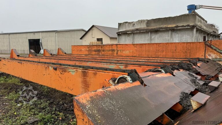 Log yard machinery Log table with scanner Rema Control