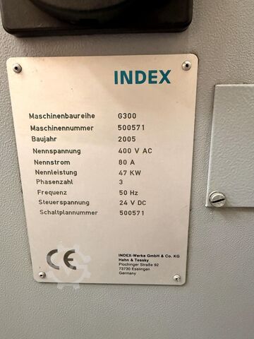CNC Drehmaschine INDEX G 300