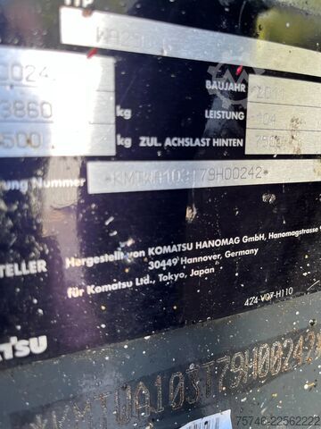Loader Komatsu WA250 WA250-6 Radlader*Klima*Hochschaufel*Recyc...