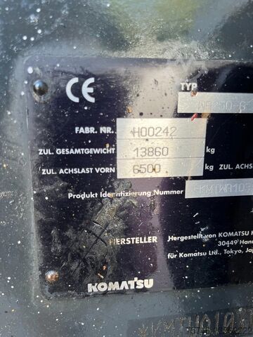 Loader Komatsu WA250 WA250-6 Radlader*Klima*Hochschaufel*Recyc...