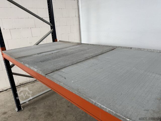 Stahlpaneel Stahlpaneele Palettenregal 1.150x750 mm (TxB) / lichte Weite: 920 mm / Materialfarbe: feuerverzinkt