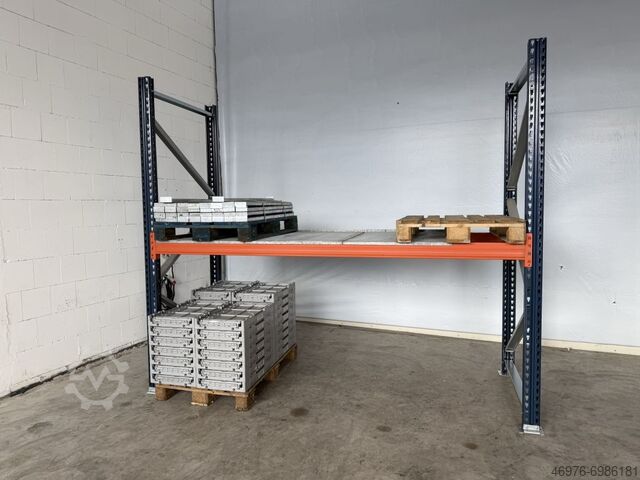 Stahlpaneel Stahlpaneele Palettenregal 1.150x750 mm (TxB) / lichte Weite: 920 mm / Materialfarbe: feuerverzinkt