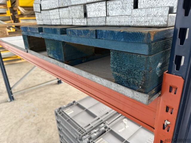 Stahlpaneel Stahlpaneele Palettenregal 1.150x750 mm (TxB) / lichte Weite: 920 mm / Materialfarbe: feuerverzinkt