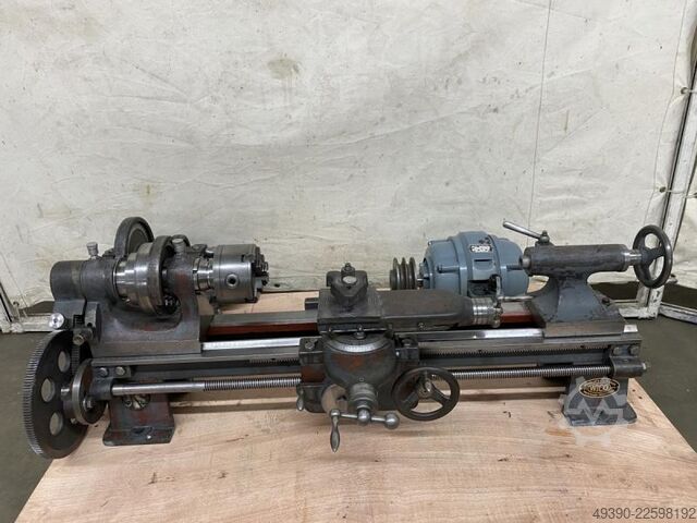 Antike Mechaniker Drehmaschine, Oldtimer für Ausstellung, Spitzendrehmaschine, L + Z Drehmaschine, O EKS - WICO Kassel 