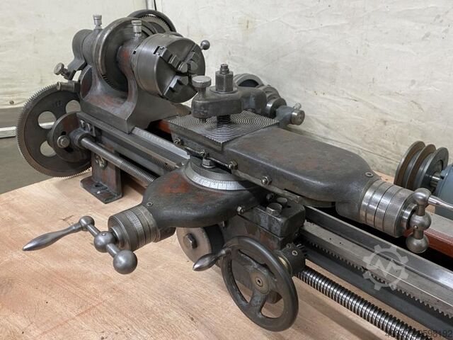 Antike Mechaniker Drehmaschine, Oldtimer für Ausstellung, Spitzendrehmaschine, L + Z Drehmaschine, O EKS - WICO Kassel 