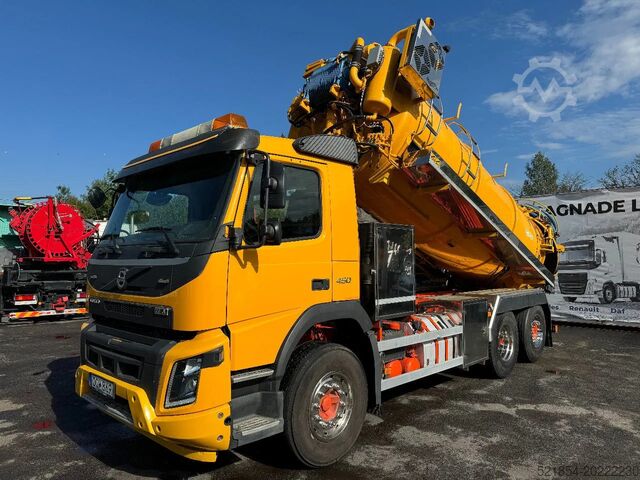 Suction vehicle Volvo FMX 450 6x2*4, Sludge / High Pressure-truck (Ko...