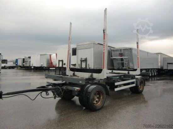 Log trailer Ressenig RESSENIG HOLZANHäNGER 2-ACHSIG BPW-ACHSEN, 6M