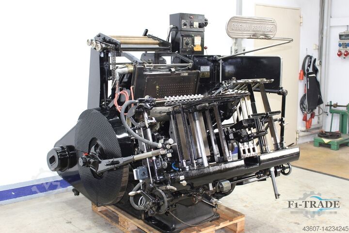 Heißfolienprägetiegel / Hot Foil Stamping Tiegel Heidelberg GTP