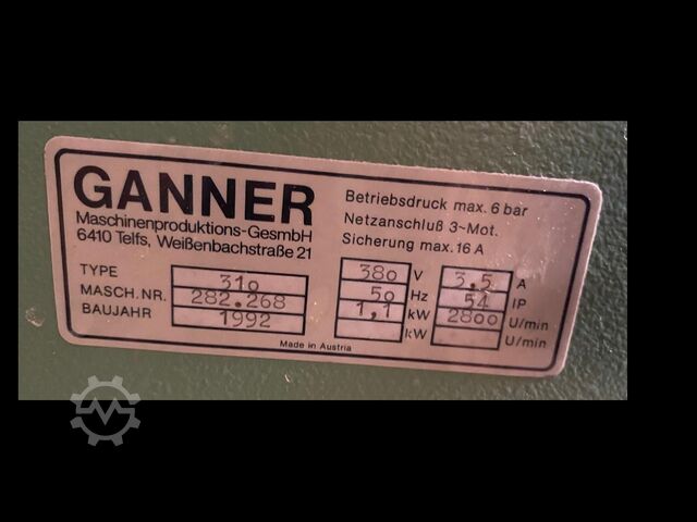 Hole line boring machine Ganner 310