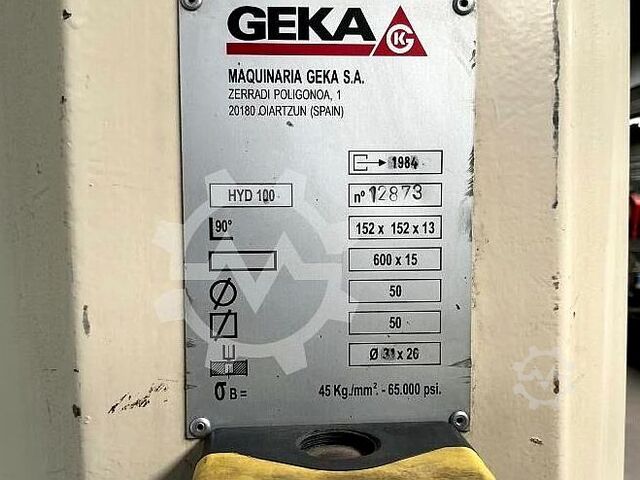 Stanz- und Schneidmaschinen Geka Hydracrop 100-S 1984 Geka Hydracrop 100-S