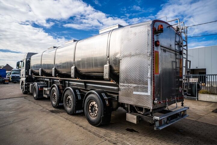 Milk tanker MAFA SAL 40.24/95e -INOX-29.000 L (no pump)