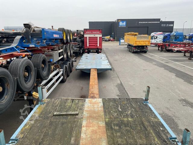 Low loader Broshuis E-2190  Lowbed / Steel Suspension / Extendable ...