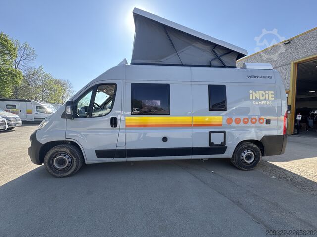 Wohnwagen/Wohnmobil 2023 Fiat Ducato Weinsberg Carabus | Manuale | Tetto a Soffietto