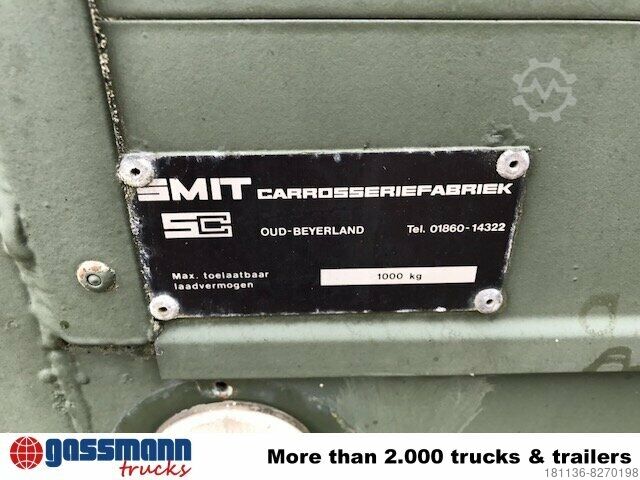 Anhänger mit Pritsche & Plane Smit SMIT Wassertank-Anhänger 8x vorhanden!