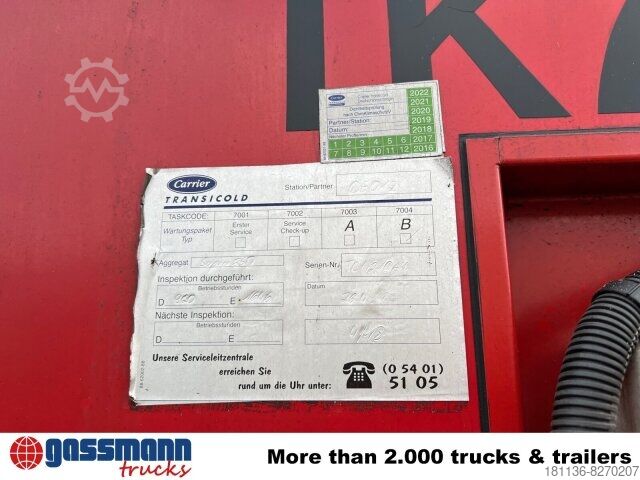 Wechselfahrgestell LKW MILDNER Wechselbrücke Tiefkühl 7.45, Carrier