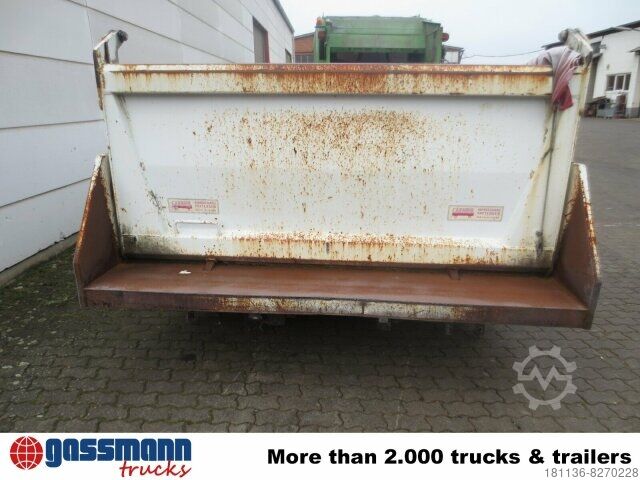 Tipper truck Carnehl 3-S-Kippbrücke, Alu Pendelbordwände und abklappbar, 13 cbm