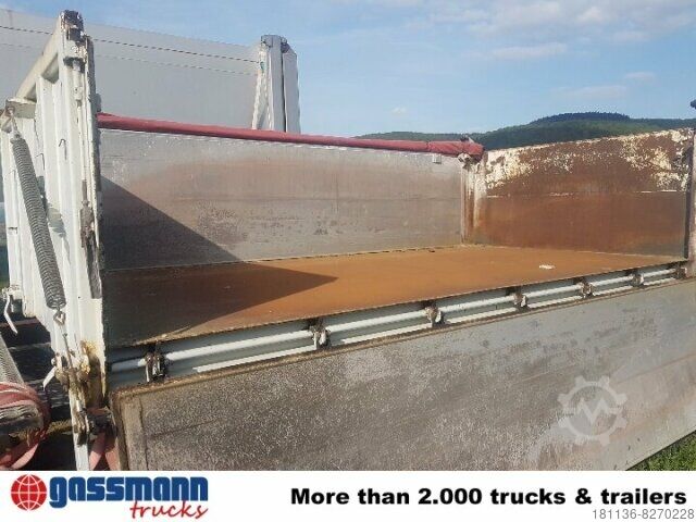 Tipper truck Carnehl 3-S-Kippbrücke, Alu Pendelbordwände und abklappbar, 13 cbm