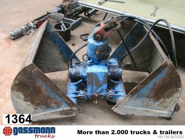 Truck mounted crane Kinshofer 2-Schalen Greifer