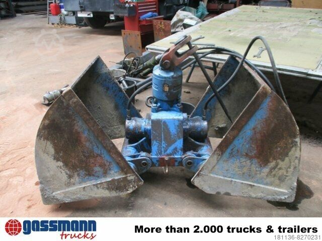 Truck mounted crane Kinshofer 2-Schalen Greifer