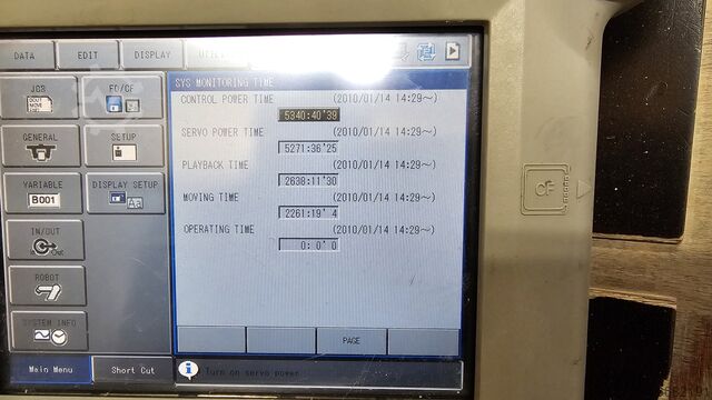 Industrial robot Motoman UP-50N