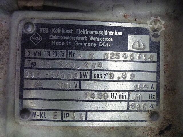 100 kW Pallmann Type PR8 Grinding Mill PALLMANN PR8